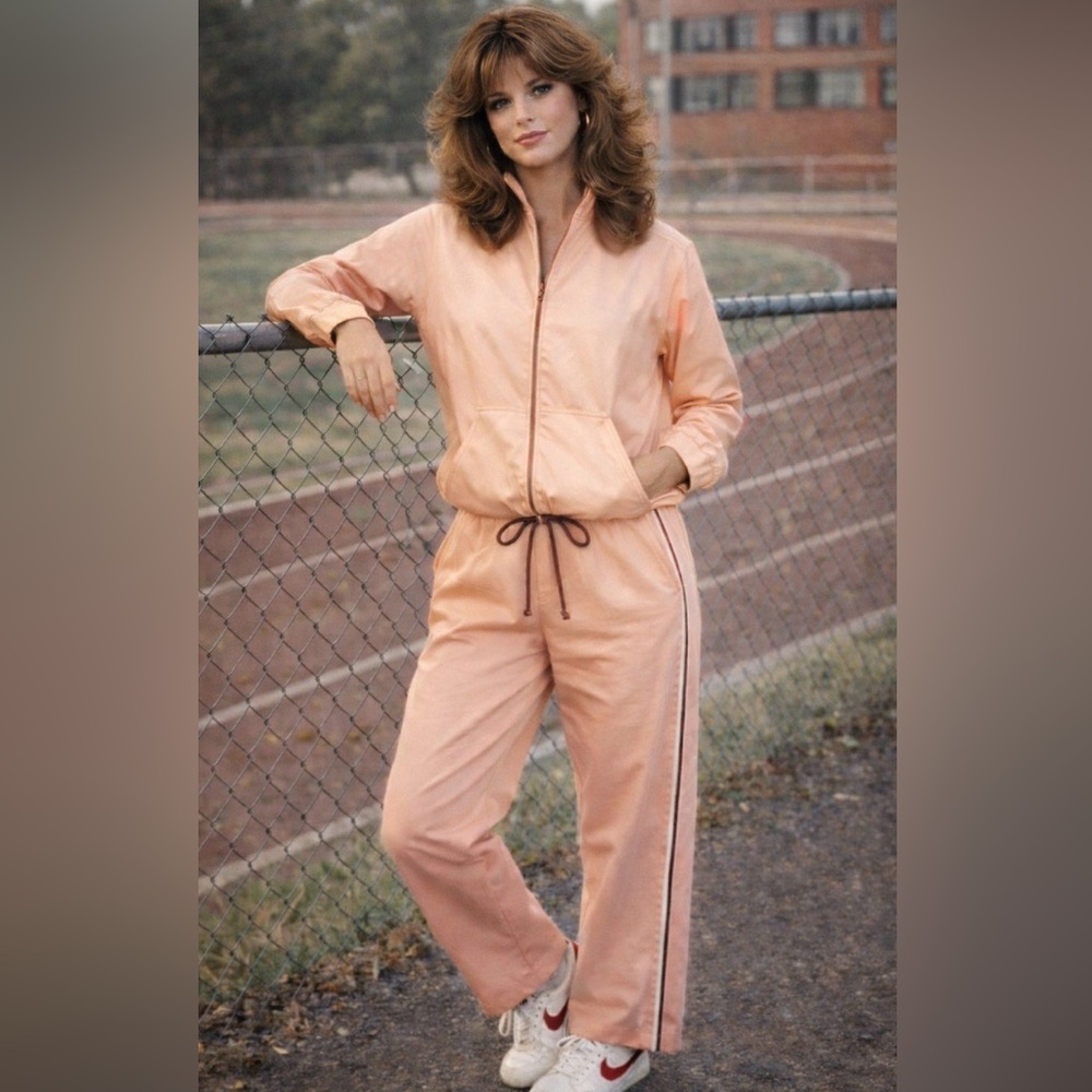 Vintage 1970’s - Jody T of California- tracksuit- original tags- peach color - Picture 2 of 8